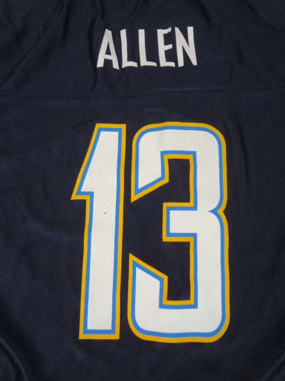 NFL SAN DIEGO CHARGERS #13 KEENAN ALLEN NAVY BLUE YOUTH KIDS XXL 20 JERSEY L711 - Picture 5 of 5